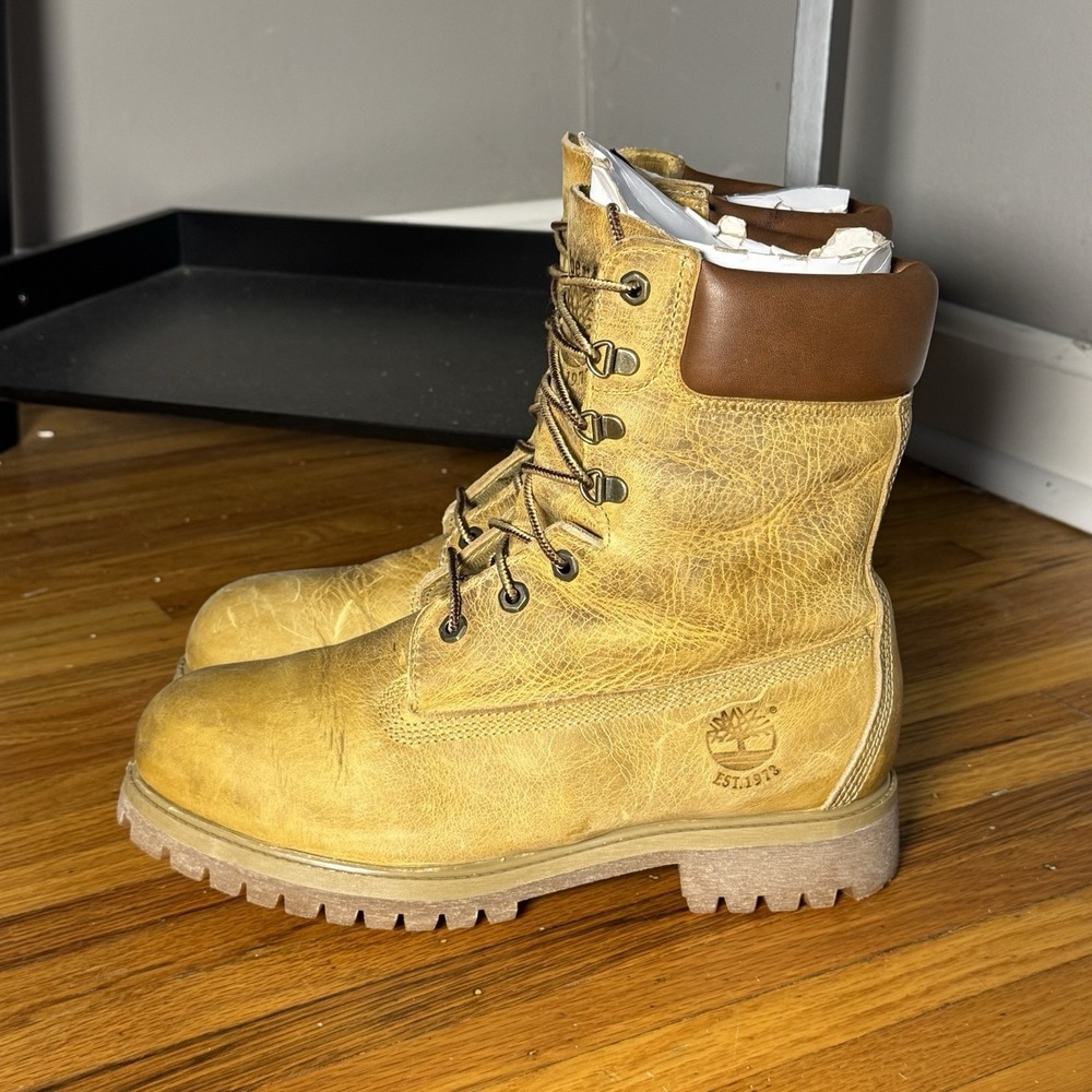 Timberland 8 Inch SuperBoots 40 Below Anniversary Wheat Leather 19072 Mens 8.5